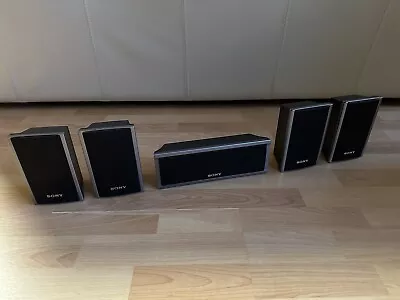 Sony SS-TS80 / CT80 Home Cinema Surround Sound Speakers (5) - Great Condition • £39.95