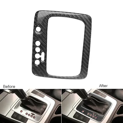 For VW Passat 2006-2010 Carbon Fiber Console Automatic Gear Shift Panel Cover • $10.35