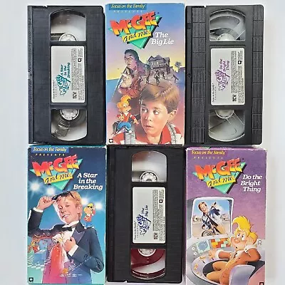 Lot 3 McGee & Me! VHS Focus On Family The Big Lie Do The Bright Thing & More.. • $10.99