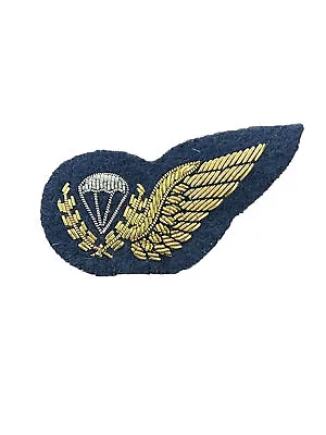 NEW RAF PARACHUTE JUMP INSTRUCTOR WING BREVET. NO5 Jacket. Hand Embroidered • £9.95