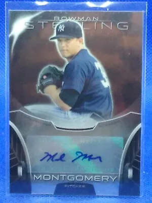 2013 Bowman Sterling Prospect Auto Mark Montgomery #BSAP-MMO Auto • $10