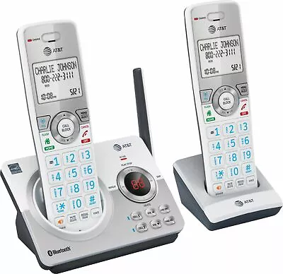 AT&T - 2 Handset Connect To Cell Answering System With Unsurpassed Range - White • $59.99