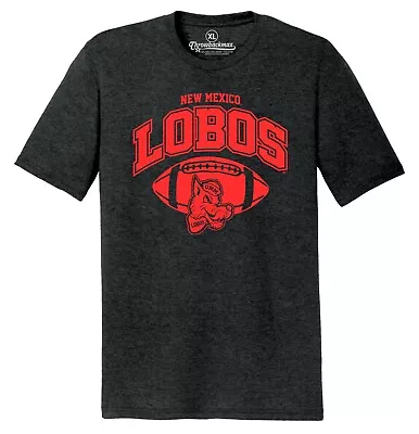 The University Of New Mexico Lobos  Classic Football  Premium Tri-Blend T-Shirt • $28