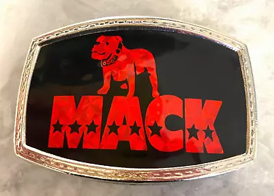 NOS - Vintage 1970s Mack Trucks Bulldog Belt Buckle - Not Pacifica - RARE Buckle • $25