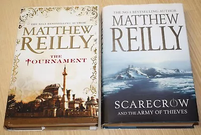 Matthew Reilly Novels - Tournament & Scarecrow And The Army Of Thieves H/C D/J • $24.99