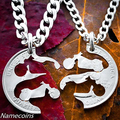 Motorcycle Jewelry Biker Necklace Harley Inspired Necklace For Couples Custom • $99.99