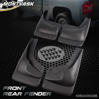 Front & Rear Splash Guards Mud Flaps Fit For Chevy Silverado Sierra 1999-2007 • $26.51