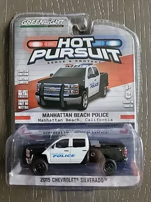 Greenlight 1/64 Hot Pursuit Series 18. 2015 Chevrolet Silverado. • $20