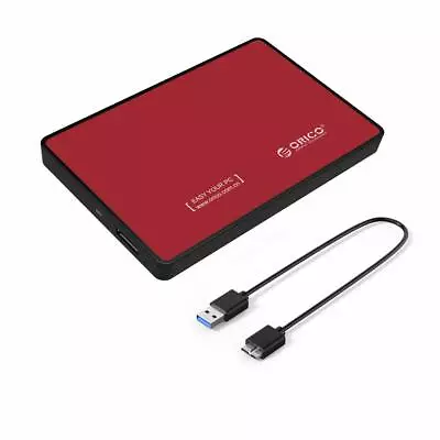 ORICO 2.5 Inch USB 3.0 External SATA III Hard Drive SSD/HDD Enclosure Caddy Case • £7.95