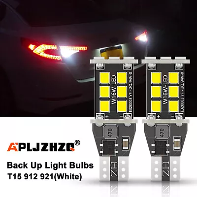 Super Bright LED Bulb For Car Backup Reverse Light 912 921 T15 W16W White Canbus • $9.99