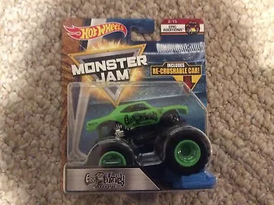 $25 • Buy 2017 Hot Wheels Monster Jam 1:64 GAS MONKEY GARAGE Truck 4x4 Re-crushable Car