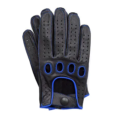 Men's 100% Genuine Leather Driving Gloves Reverse Stitch Chauffeur Swift Wears • $15.80