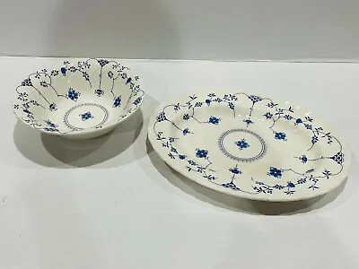 MYOTT FINLANDIA Vegetable Bowl & 12-3/4  Platter Staffordshire Set • $43.96