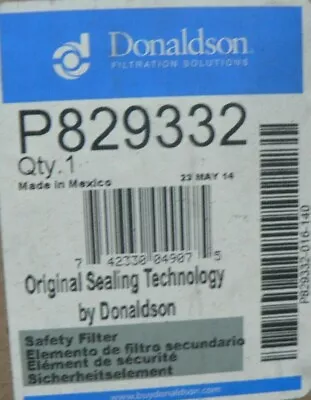 P829332 Donaldson Air Filter Safety Radial Seal • $24.45