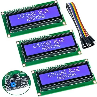 3pcs I2C IIC 1602 LCD Display Module 16x02 LCD Screen Module For Arduino Rasp... • $19.67