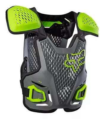 $79.95 • Buy New Fox Racing Youth R3 Chest Guard - Dark Shadow - 24811-330-OS