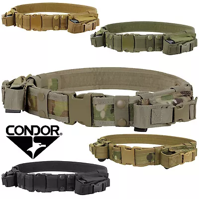 Condor TB 44  Combat Hook Loop Law Enforcement Pistol Magazine Tactical Belt • $20.95