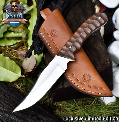 CSFIF Hand Forged Skinner Knife D2 Tool Steel Walnut Wood Decoration Rare • $10.50