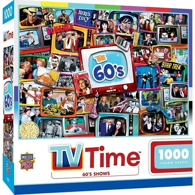 Tv Time - 60S Shows 1000 Piece Jigsaw Puzzle • $16.29