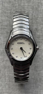 £699 • Buy Ebel Classic 12 Diamond, Pearl Face Ladies Watch