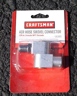 CRAFTSMAN 916365 Air Hose Swivel Adapter / Connector Fitting NPT 1/4  NEW • $29