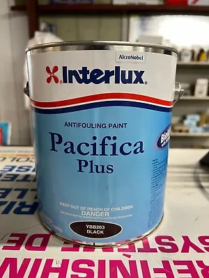 Interlux YBB263G Pacifica Plus Antifouling Marine Bottom Paint - Black - Gallon • $250