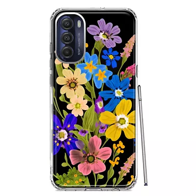 For Motorola Moto G Stylus 5G 2022 Shockproof Case Vintage Spring Wild Flowers • $12.74