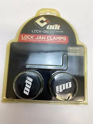New Bicycle Grip ODI Lock Jaw Clamps W/Snap Caps 1 Pair • $11.19