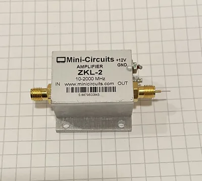 Mini-Circuits ZKL-2 Amplifier 10-2000 MHz Amplifier • $100