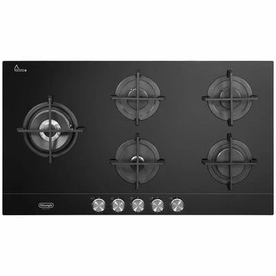 $1220 • Buy NEW Delonghi 90cm 5 Burner Gas On Glass Cooktop NSL590DNCM