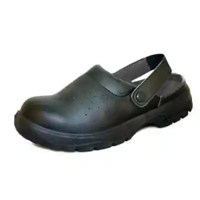 Mens SafeWay Safety Sandals BLACK SIZE UK 6 / EUROPE 39 • £15