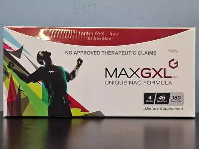 Max International MAXGXL GXL 4 Bottles 45 Caps Each 180 Total NEW! Exp 6/2024 • $54.99