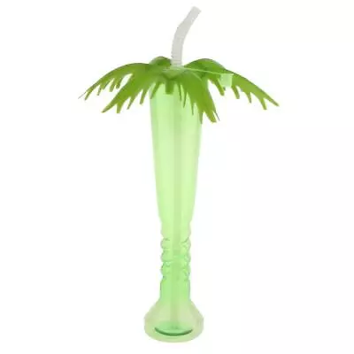 Coconut Cups For Hawaiian Luau Kids Party With  Flower Straws - Beach Theme • £6.19