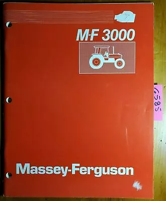 Massey Ferguson 3000 Series Tractor Production Information Sales Manual Brochure • $40