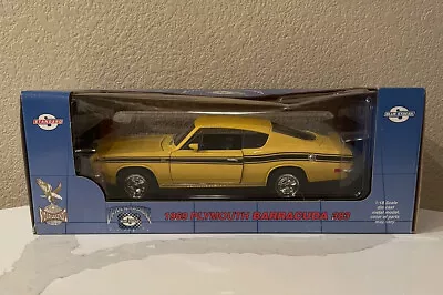 Road Legends Plymouth 1969 Barracuda 383 Blue Streak 1:18 Scale Die Cast NIB • $33