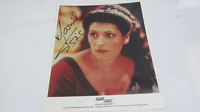 Marina Sirtis Deanna Troi Star Trek Autographed Signed 8x10 1991 Promo Photo • $19.99