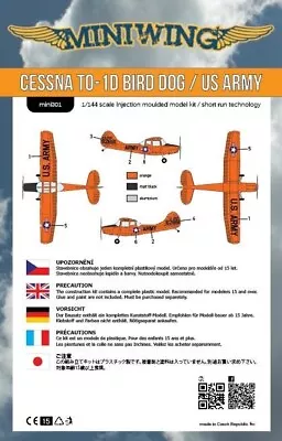 Miniwing 1/144 Cessna TO-1D Bird Dog US Army • $21.85