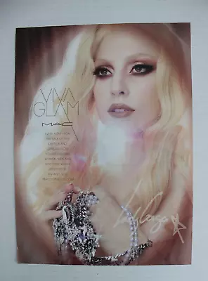 Lady Gaga For Viva Glam 2011 Print Ad MAC Cosmetics • $5.99