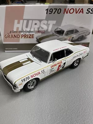 GMP 1970 Chevrolet Nova SS Hurst Indy 500 1:18 Diecast 18982 SAMPLE #000 Serial • $69