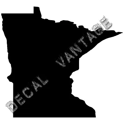 Minnesota Vinyl Sticker Decal State MN - Choose Size & Color • $2.51