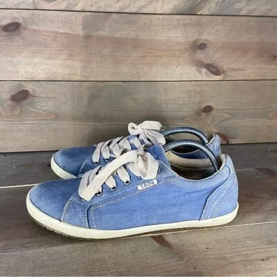 Taos Star Womens Size 10 Shoes Blue Canvas Comfort Lace Up Sneakers • $39.99