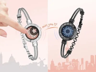 Totwoo Sun And Moon Long Distance Touch Bracelets For Couples Christmas Gift • $159.99