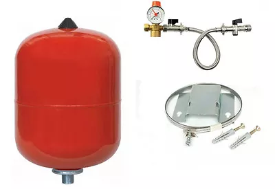 Central Heating Expansion Vessels 8 12 18 24 Ltr + Kit / Bracket • £8.26