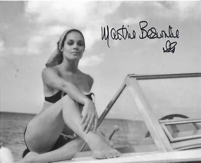 Martine Beswick In Person Signed Poster Photo - James Bond - G115 • £10