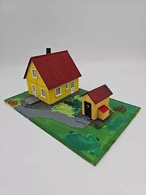 HO Model Railroad Train Building Hand Built - Out Building Home Country House • $14.97