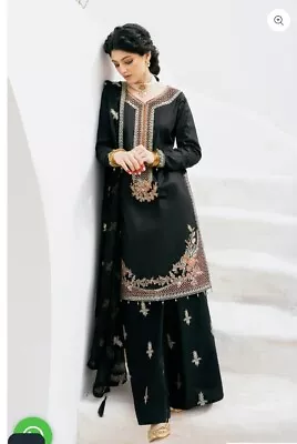 Emaan Adeel Embroidered Lawn 3p Suit Pakistani Designer Khaadi Sapphire Aghanoor • £69.99