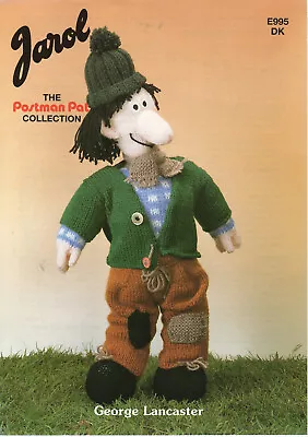 £2.19 • Buy Original Knitting Pattern For 18  George Lancaster DK Postman Pat Collection Toy