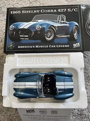 Wix Cobra  1965 Carroll Shelby Cobra 427 S/c  1/24 Scale  Special Edition • $45.99