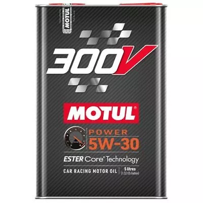 Motul 110815 300V Synthetic Power Racing Motor Oil - 5W-30 5-Liters NEW • $106.62