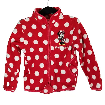 Minnie Mouse Fleece Jacket Infant Girls Size 6 Months Walt Disney World Full Zip • $15